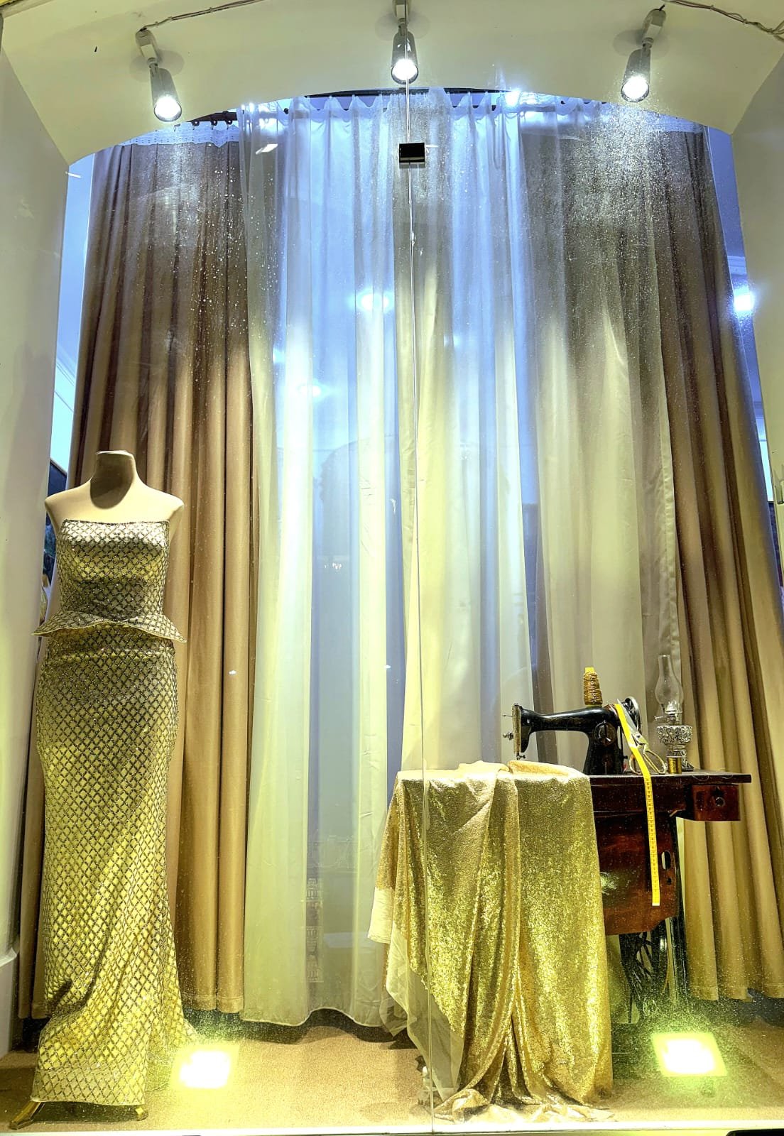 Our boutique window.